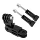 Adjustable 3-Way Pivot Arm with 2 Long Screws for Gopro SJCAM Yi Action Camera