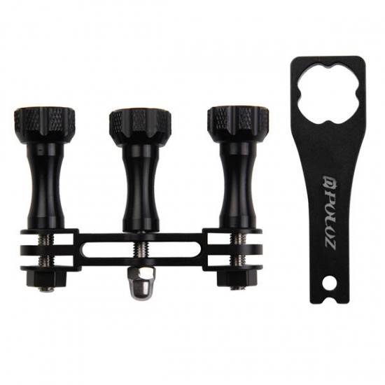 Multi-function Adapter with long Screw Wrench for Gopro SJCAM Yi Multi-function Adapter with long Screw Wrench for Gopro SJCAM Yi
