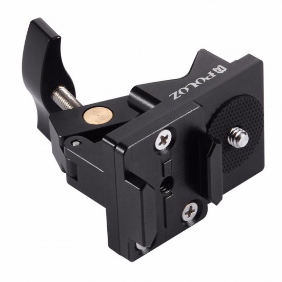 PU196 Multifunctional Fixing Clamp Universal Aluminum Alloy Mount for Sport Action Camera
