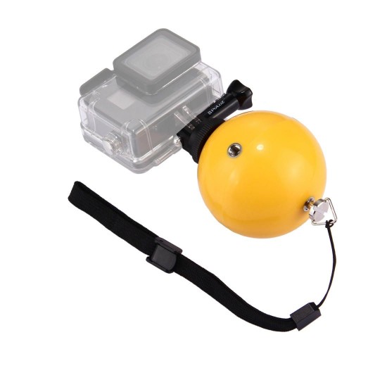 PU208 Bobber Diving Floaty Ball with Safety Wrist Strap for GoPro Xiaoyi SJCAM Action Cameras