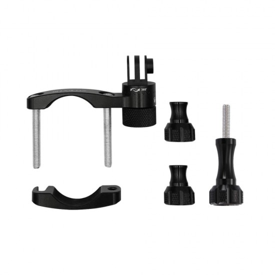 PU237B Universal 360 Degree Rotation Bike Aluminum Handlebar Adapter Mount for GoPro DJI Action Sports Camera PU237B Universal 360 Degree Rotation Bike Aluminum Handlebar Adapter Mount for GoPro DJI Action Sports Camera