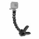 XTGP117 24cm Gooseneck Adjustable Flexible Jaws Clamp Mount Arm Monopod for Action Cameras