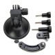 T Model 8cm Suction Cup Bracket Car Sucker For Gopro Hero 4 3 Plus Yi SJ4000 Camera