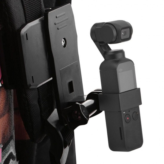 1281 Backpack Clip Mount Holder for DJI OSMO Pocket Gimbal Sports Action Camera