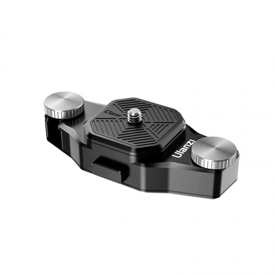 Claw Quick Release Plate Mini QR Plater with 1/4 Inch Screw 50kg Load Bearing for DSLR Camera