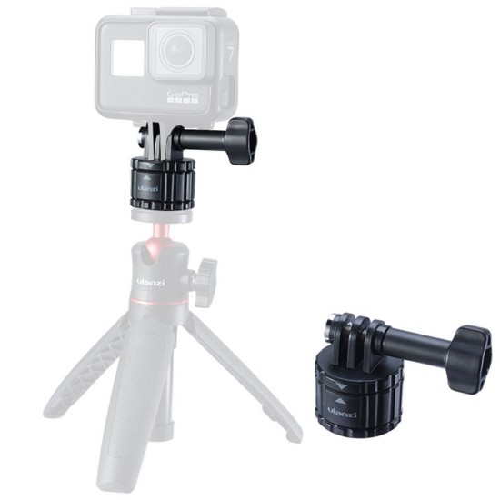 GP-4 Double Interface Easy Mount Magnetic Base 1/4 Screw Base Quick Release Tripod Adapter Accessories For G0PR0 Sport Camera