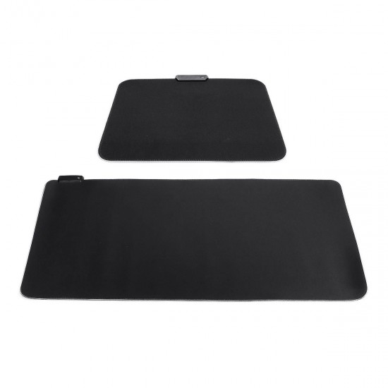 350x250x4mm/300*800*4mm/400*900*4mm RGB Colorful Backlit LED Waterproof Big Mouse Pad Anti-skid Rubber Mats