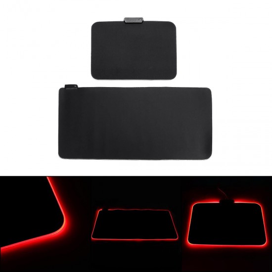 350x250x4mm/300*800*4mm/400*900*4mm RGB Colorful Backlit LED Waterproof Big Mouse Pad Anti-skid Rubber Mats 350x250x4mm/300*800*4mm/400*900*4mm RGB Colorful Backlit LED Waterproof Big Mouse Pad Anti-skid Rubber Mats