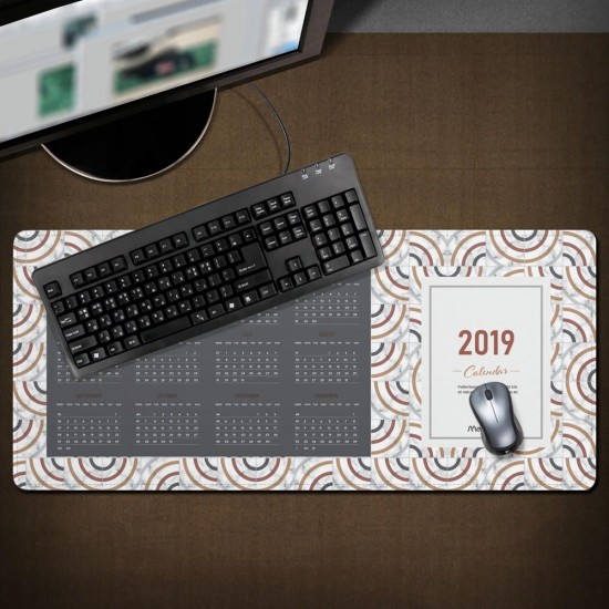 800*300*3mm the Year 2019 Calendar Large Non-slip Mouse Pad Desktop Laptop Pad Mat 800*300*3mm the Year 2019 Calendar Large Non-slip Mouse Pad Desktop Laptop Pad Mat