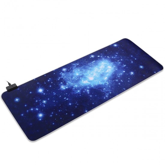 800*400*3mm USB Wired LED Bakclit Starry Sky Large Mouse Pad Desktop Pad Mat