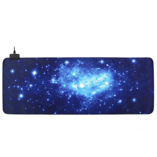 800*400*3mm USB Wired LED Bakclit Starry Sky Large Mouse Pad Desktop Pad Mat 800*400*3mm USB Wired LED Bakclit Starry Sky Large Mouse Pad Desktop Pad Mat