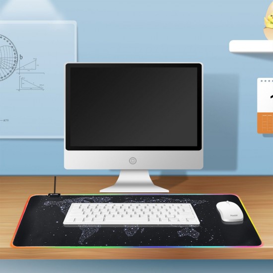 900*350*3mm USB Wired LED Mouse Pad RGB Bakclit Large Game Keyboard Mouse Pad Desktop Pad Mat 900*350*3mm USB Wired LED Mouse Pad RGB Bakclit Large Game Keyboard Mouse Pad Desktop Pad Mat