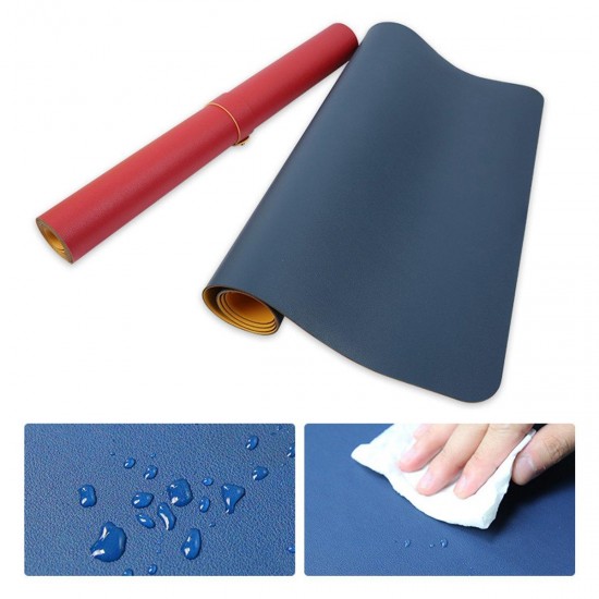 90x45cm Both Sides Two Colors PU leather Mouse Pad Mat Large Office Gaming Desk Mat 90x45cm Both Sides Two Colors PU leather Mouse Pad Mat Large Office Gaming Desk Mat