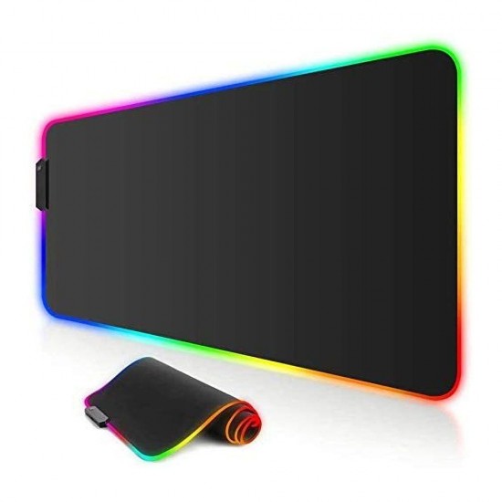 Wired USB RGB Gaming Mouse Pad Anti-Slip Rubber Base Computer Keyboard Mouse Pad for PC Laptop Wired USB RGB Gaming Mouse Pad Anti-Slip Rubber Base Computer Keyboard Mouse Pad for PC Laptop