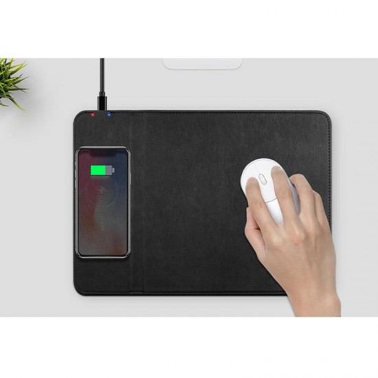 Wireless Charging Mouse Pad Qi Mouse Pad Wireless Charging Dock for Apple iPhones