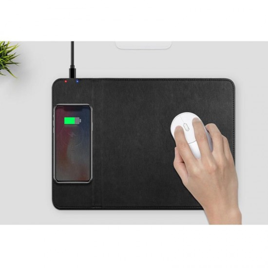 Wireless Charging Mouse Pad Qi Mouse Pad Wireless Charging Dock for Apple iPhones Wireless Charging Mouse Pad Qi Mouse Pad Wireless Charging Dock for Apple iPhones