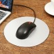 Aluminium Alloy CNN Mouse Pad 22cm /8.66 Round Shaped Gaming Mousepad
