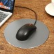 Aluminium Alloy CNN Mouse Pad 22cm /8.66 Round Shaped Gaming Mousepad