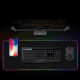 GMS-X10 RGB Light Gaming Mouse Pad 3 in 1 Fast 10W Wireless Charging Keyboard Mat with Wireless Charger