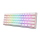 MK61 Wired Mechanical Keyboard Gateron Optical Switch Pudding Keycaps RGB 61 Keys Hot Swappable Gaming Keyboard