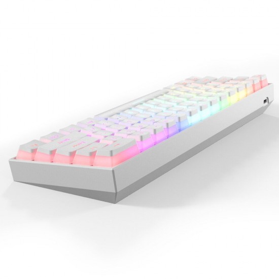 MK61 Wired Mechanical Keyboard Gateron Optical Switch Pudding Keycaps RGB 61 Keys Hot Swappable Gaming Keyboard MK61 Wired Mechanical Keyboard Gateron Optical Switch Pudding Keycaps RGB 61 Keys Hot Swappable Gaming Keyboard