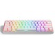 MK61 Wired Mechanical Keyboard Gateron Optical Switch Pudding Keycaps RGB 61 Keys Hot Swappable Gaming Keyboard