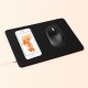 Imitation Leather Mobile Phones Wireless Fast Charger Mouse Pad Wireless Charging