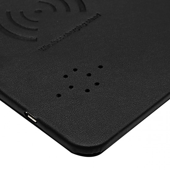 Imitation Leather Mobile Phones Wireless Fast Charger Mouse Pad Wireless Charging Imitation Leather Mobile Phones Wireless Fast Charger Mouse Pad Wireless Charging