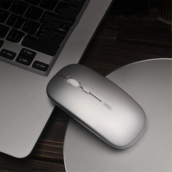 PD22 Mouse Pad Aluminum Alloy Waterproof Metallic Alloy Round Hard Table Pad MousePad For Office Gaming