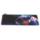 Large RGB Mouse Pad Lion Pattern Gaming Keyboard Pad Non-slip Rubber Desktop Table Protective Mat for Home Office