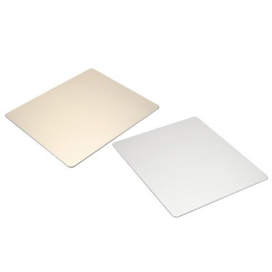 Metal Aluminum Alloy Slim 220x180x2 mm Mouse Pad With Non-slip Rubber Base
