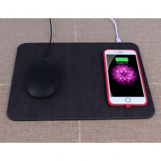 OJD-19 Wireless Fast Charger Charging Wood Grain Mouse Pad Mat for Samsung S10+ HUAWEI and Gaming Mouse OJD-19 Wireless Fast Charger Charging Wood Grain Mouse Pad Mat for Samsung S10+ HUAWEI and Gaming Mouse