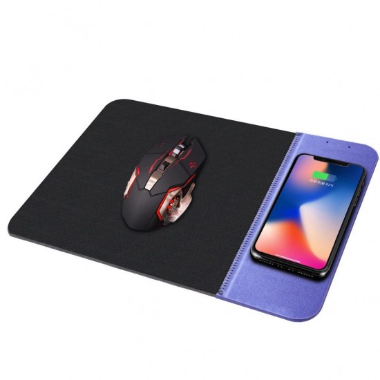OJD-36 Wireless Fast Charger Charging Mouse Pad Mat for Samsung S10+ HUAWEI and Gaming Mouse