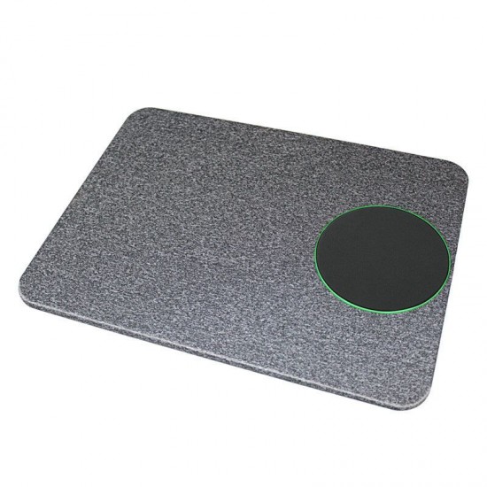 OJD-37 Wireless Fast Charger Charging Round Mouse Pad Mat for Samsung S10+ HUAWEI and Gaming Mouse