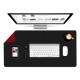 PU Leather Mouse Pad Waterproof Desktop Protective Mat Double Side Keyboard & Mouse Pad for Office Home PU Leather Mouse Pad Waterproof Desktop Protective Mat Double Side Keyboard & Mouse Pad for Office Home