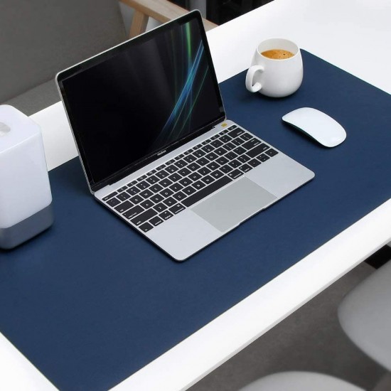 PU Leather Mouse Pad Waterproof Desktop Protective Mat Double Side Keyboard & Mouse Pad for Office Home