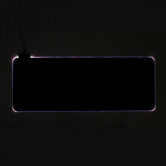 RGB LED Colorful Backlit Non-slip Soft Rubber E-sport Mouse Pad