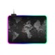 RGB Magic USB Wired Mouse Pad LED Map Luminous Mouse Mat Rubber Luminous Single Side Anti-slip Mat