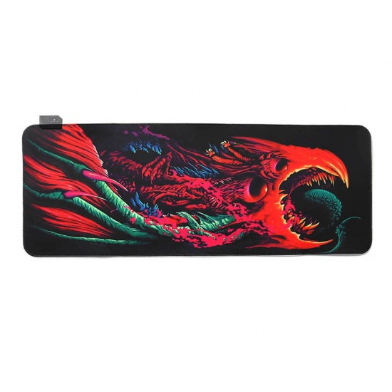 RGB Mouse Pad Gaming Keyboard Pad Non-slip Rubber Desktop Table Protective Mat for Home Office RGB Mouse Pad Gaming Keyboard Pad Non-slip Rubber Desktop Table Protective Mat for Home Office
