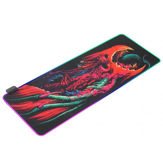 RGB Mouse Pad Gaming Keyboard Pad Non-slip Rubber Desktop Table Protective Mat for Home Office RGB Mouse Pad Gaming Keyboard Pad Non-slip Rubber Desktop Table Protective Mat for Home Office