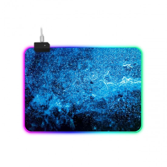 Starry Sky Mouse Pad RGB Non-Slip Thickened Keyboard Mouse Gaming Pad Desktop Mat Starry Sky Mouse Pad RGB Non-Slip Thickened Keyboard Mouse Gaming Pad Desktop Mat
