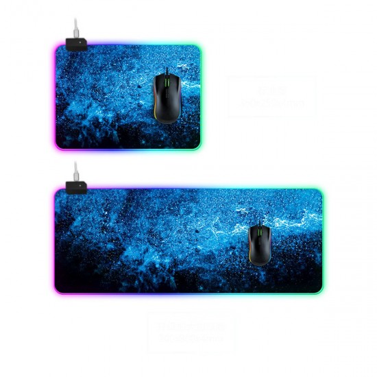 Starry Sky Mouse Pad RGB Non-Slip Thickened Keyboard Mouse Gaming Pad Desktop Mat Starry Sky Mouse Pad RGB Non-Slip Thickened Keyboard Mouse Gaming Pad Desktop Mat