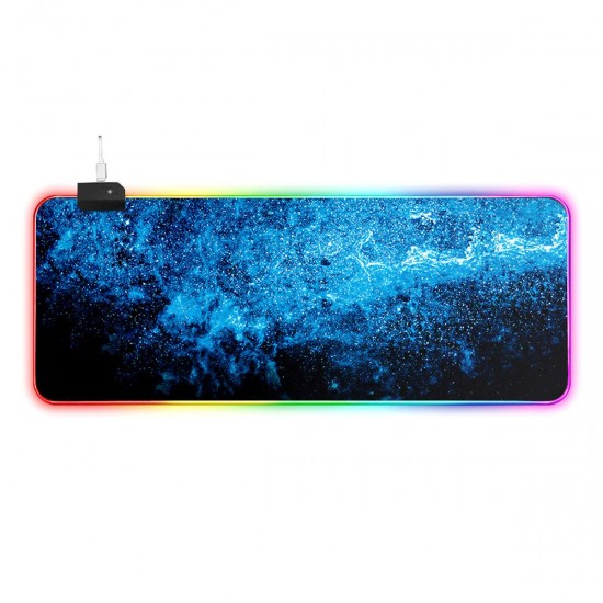 Starry Sky Mouse Pad RGB Non-Slip Thickened Keyboard Mouse Gaming Pad Desktop Mat Starry Sky Mouse Pad RGB Non-Slip Thickened Keyboard Mouse Gaming Pad Desktop Mat