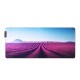 The Lavender USB Wired Colorful LED Backlit Mouse Pad for Gaming Mouse E-Sport