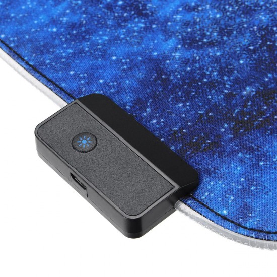 The Milky Way USB Wired 6 RGB Colorful7 Monochrome Lights LED Mouse Pad for Gaming Mouse E-Sport The Milky Way USB Wired 6 RGB Colorful7 Monochrome Lights LED Mouse Pad for Gaming Mouse E-Sport