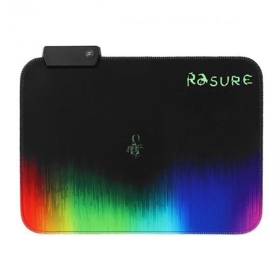 The paint design USB Wired RGB Colorful Backlit LED Mouse Pad for Gaming Mouse