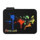 The paint design USB Wired RGB Colorful Backlit LED Mouse Pad for Gaming Mouse