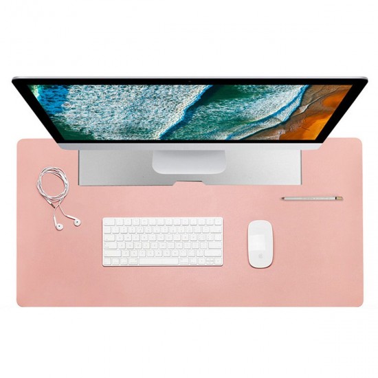 Waterproof Mouse Pad Medium Office Gaming Desk Mat PU Leather Multifunctional PVC Pad for Laptop Mouse Keyboard Waterproof Mouse Pad Medium Office Gaming Desk Mat PU Leather Multifunctional PVC Pad for Laptop Mouse Keyboard