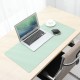 Waterproof Mouse Pad Small Office Gaming Desk Mat Single Side PU Leather Multifunctional PVC Pad for Laptop Mouse Keyboard