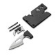 10-In-1 Multi Credit Card Serrated Companion Tools With Compass Magnifying Screwdriver Tweezer